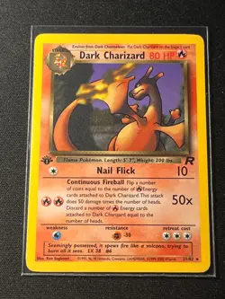 Dark Charizard 1st Edition Non-Holo Pokemon Card 2000 - Image 1