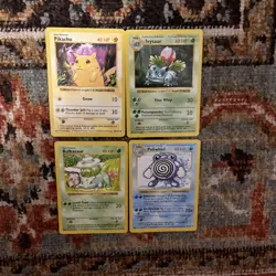 1999 Pokemon TCG Base Set Shadowless Lot 39 Cards No Duplicates - Image 2