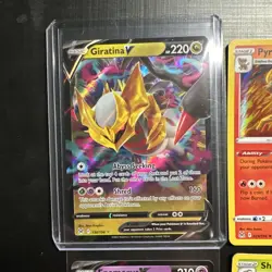 Lost Origins Pokemon Card Lot - Giratina V Enamorus V Pyroar And Others - Image 2