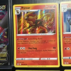 Lost Origins Pokemon Card Lot - Giratina V Enamorus V Pyroar And Others - Image 3