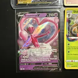 Lost Origins Pokemon Card Lot - Giratina V Enamorus V Pyroar And Others - Image 5