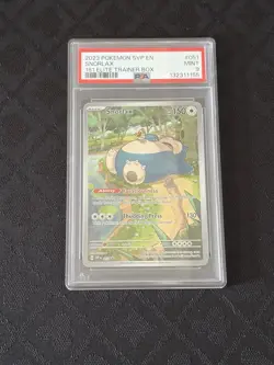 Snorlax 151 Scarlet & Violet Promo Cards Holo PSA 9 - Image 1