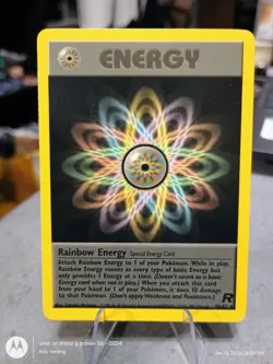 Pokemon Card Rainbow Energy 80/82 Non Holo Rare Team Rocket Excellent Condition - Image 1