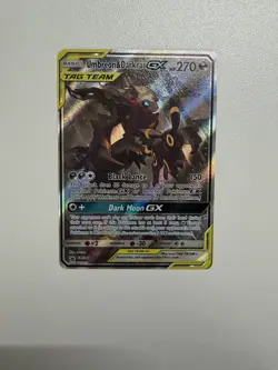 Pokemon Umbreon & Darkrai GX SM241 TAG TEAM Holo Promo Sun & Moon 270HP Card - Image 1