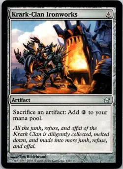 MTG Magic The Gathering Krark-Clan Ironworks Fifth Dawn Played See Scan D - Image 1