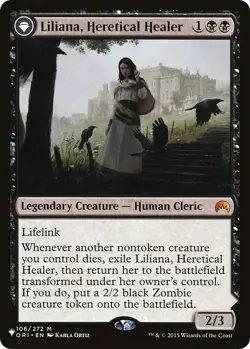 Liliana, Heretical Healer M The List Reprints 106 LP - Image 1