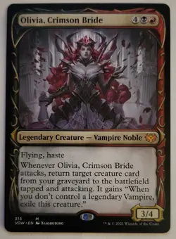 Olivia, Crimson Bride Showcase MTG VOW 315 Mythic NM Never Played Recursion - Image 1