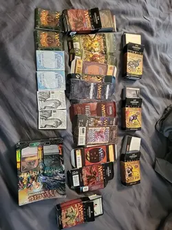 Magic The Gathering Lot! *DECKS INCLUDED NOT COMPLETE* Boxs In Various Condition - Image 1