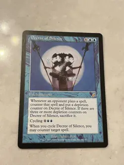 Decree of Silence MTG Magic the Gathering Scourge Rare Unplayed NM/MT🔥 - Image 1