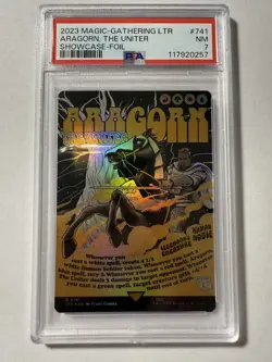 2023 ARAGORN the Uniter Borderless (Poster) #741 PSA 7 NM Near Mint - Image 2