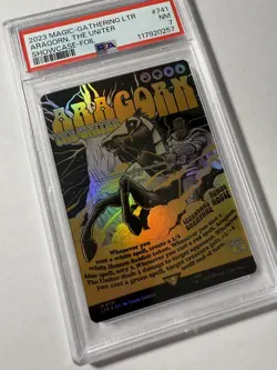 2023 ARAGORN the Uniter Borderless (Poster) #741 PSA 7 NM Near Mint - Image 4
