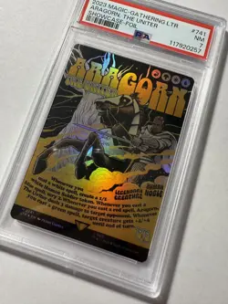 2023 ARAGORN the Uniter Borderless (Poster) #741 PSA 7 NM Near Mint - Image 5