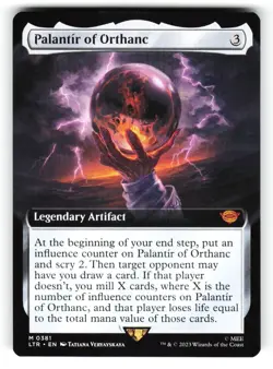Palantir of Orthanc #381 (Extended Art) (NM) (Non-Foil) (LTR) Magic MTG - Image 1