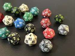 LARGE Magic The Gathering 20 Sided Spindown Life Counter Dice Lot of 22 - Image 5
