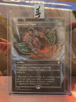 Amulet of Vigor (Borderless) Commander: the Lost Caverns of Ixalan Foil - Image 1