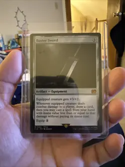 Buster Sword Final Fantasy MTG Artifact - Equipment M 0255 FVII NM - Non Foil - Image 1