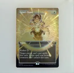 Magic the Gathering: Orim's Chant (Borderless) Modern Horizons 3 Foil NM - Image 1