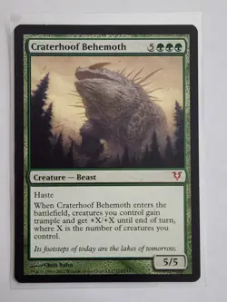 Craterhoof Behemoth #172 MTG [Avacyn Restored] Mythic Green Creature Regular NM - Image 1