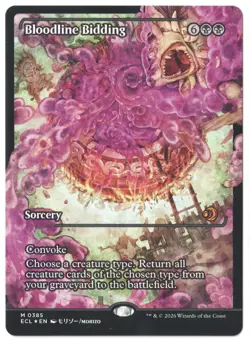 MTG Bloodline Bidding #0385 Japan Showcase Lorwyn Eclipsed FOIL Mythic Rare NM - Image 1