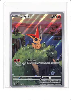 2025 Pokemon SV SVP EN Victini Oversized Black Star Promo BSP #208 - Image 1