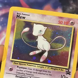 Mew 9 Pokemon TCG 2000 WOTC Black Star Promo 9 Holo WOTC English - Image 4