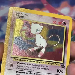 Mew 9 Pokemon TCG 2000 WOTC Black Star Promo 9 Holo WOTC English - Image 5