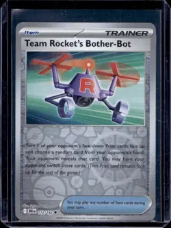 2025 Pokemon SV Destined Rivals Team Rocket's Bother-Bot Reverse Holo #172/182 - Image 1