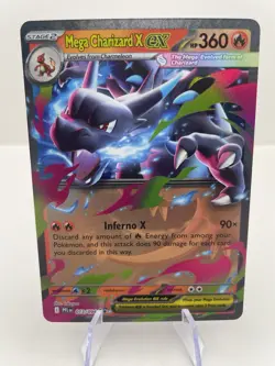 Mega Charizard X EX 013/094 Double Rare - Pokemon TCG - Mega Evolutions - NM - Image 1