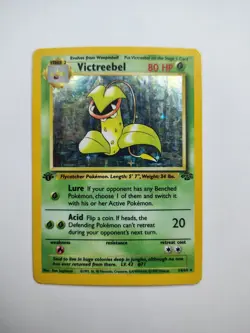 Pokemon TCG Victreebel 14/64 Jungle Holo 1st Edition MP - Image 1