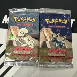 Pokemon Sealed Neo Discovery Booster Pack Umbreon Art Smeargle Empty Pack - Image 1