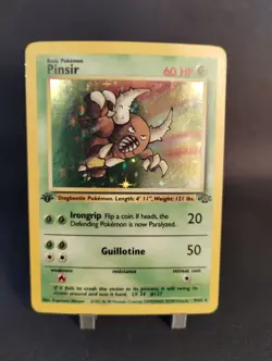 Pokemon Fossil First 1st Edition Pinsir Holo 9/64 Unplayed Pack Fresh - Image 1