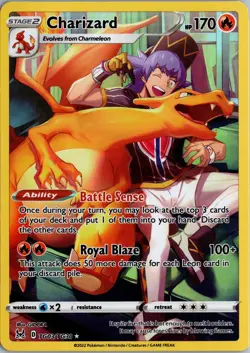 Pokemon SWSH Lost Origin Charizard Trainer Gallery #TG03/TG30 - Image 1