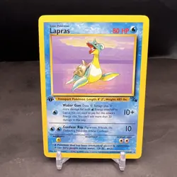 Pokemon 1st Edition Fossil Non Holo Lapras 25/62 NS1 - Image 1