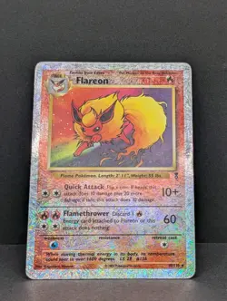 Flareon 10/110 Legendary Collection Reverse Holo Ultra Rare Pokemon TCG Eevee MP - Image 3