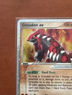 Groudon EX HOLO Crystal Guardians 93/100 Pokemon TCG VLP Raw Ungraded - Image 3
