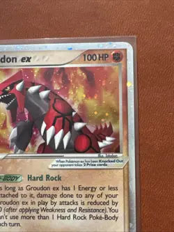 Groudon EX HOLO Crystal Guardians 93/100 Pokemon TCG VLP Raw Ungraded - Image 4