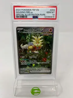 Pokemon TCG Scarlet & Violet Gouging Fire EX 204/162 English Temporal Forces - Image 1