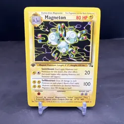 Pokemon 1st Edition Fossil Non Holo Magneton 26/62 NS1 - Image 1