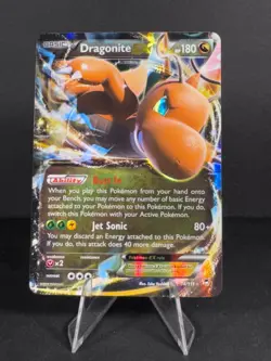 Pokemon TCG Dragonite EX XY Furious Fists Ultra Rare Holo 74/111 MP - Image 1
