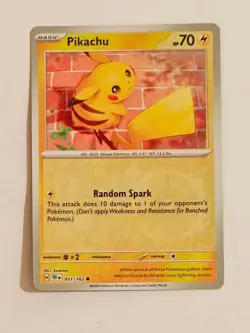 Pokemon TCG Pikachu Temporal Forces 051/162 Near Mint Reverse Holo - Image 1
