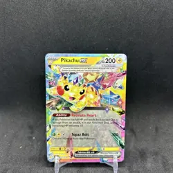 Pikachu EX Pokemon Surging Sparks Scarlet & Violet 057/191 Double Rare NM - Image 1