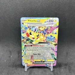 Pikachu EX Pokemon Surging Sparks Scarlet & Violet 057/191 Double Rare NM - Image 2