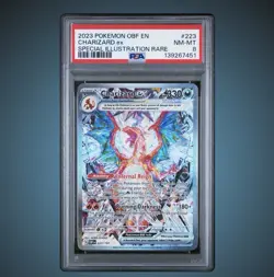 2023 Pokemon Obsidian Flames Charizard Ex SIR Psa 8 - Image 1