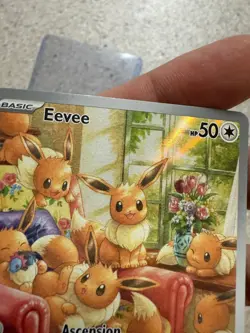 Eevee 188/167 Sv06: Twilight Masquerade Holo ILLUSTRATION RARE POKEMON NM FRESH - Image 4