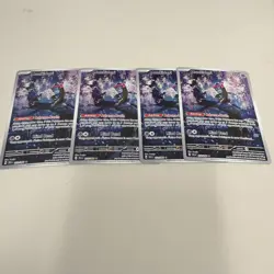 4x Munkidori 072/064 Sv: Shrouded Fable Illustration Rare Pokemon TCG Playset - Image 1