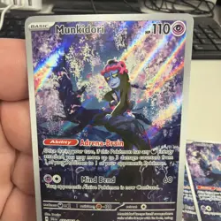 4x Munkidori 072/064 Sv: Shrouded Fable Illustration Rare Pokemon TCG Playset - Image 5