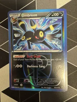 Pokemon TCG Umbreon 64 Plasma Freeze Reverse Holo NM - Image 1