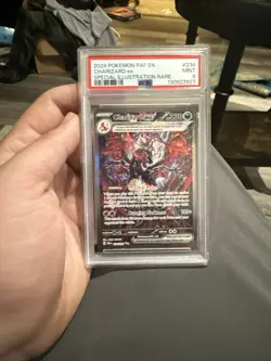 Pokemon 2024 SV Paldean Fates PAF en Charizard EX #234/091 PSA 9 - Image 1