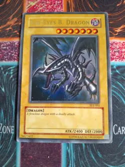 Yu-Gi-Oh! TCG Red-Eyes B. Dragon SDJ-001 Ultra Rare Unlimited Moderately Played - Image 1