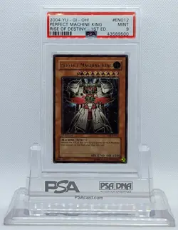 YUGIOH 1ST ED RDS-EN012 PERFECT MACHINE KING ULTIMATE RARE PSA 9 MINT #43589500 - Image 3